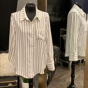 FashionNova striped button up